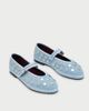 Flabelus Flabelus Denim Silver Studded Mary Janes Shoe in Light Blue, Women's at Urban Outfitters - 4