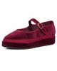 Flabelus Flabelus Double Lucrecia Mary Jane Flats Burgundy - 1