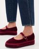 Flabelus Flabelus Double Lucrecia Mary Jane Flats Burgundy - 3