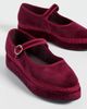 Flabelus Flabelus Double Lucrecia Mary Jane Flats Burgundy - 5