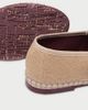 Flabelus Flabelus Double Strap Linen Mary Jane Flat in Brown, Women's at Urban Outfitters - 3