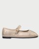 Flabelus Flabelus Flor Silk Mary Jane Flat in Gold, Women's at Urban Outfitters - 1