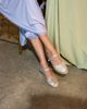 Flabelus Flabelus Flor Silk Mary Jane Flat in Gold, Women's at Urban Outfitters - 3