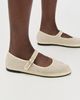 Flabelus Flabelus Imelda Linen Mary Jane Flats Imelda - 3