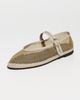 Flabelus Flabelus Isabella Mesh Mary Jane Flats Khaki - 2
