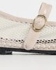 Flabelus Flabelus Isabella Mesh Mary Jane Flats Nude - 6