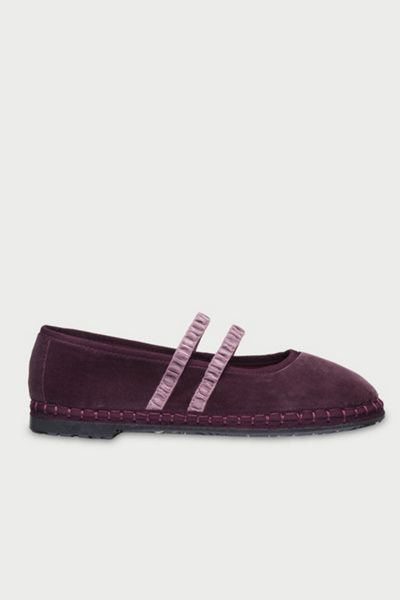 Flabelus Flabelus Laurance Mary Janes Shoe in Purple, Women's at Urban Outfitters