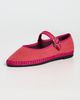 Flabelus Flabelus Linen Mary Jane Flats Light Pink - 2
