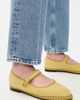 Flabelus Flabelus Linen Mary Janes Yellow - 3