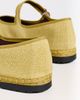 Flabelus Flabelus Linen Mary Janes Yellow - 4