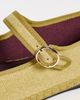 Flabelus Flabelus Linen Mary Janes Yellow - 6