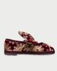 Flabelus Flabelus Lyra Petal Embroidered Mary Janes Shoe in Maroon, Women's at Urban Outfitters - 1