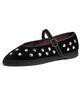 Flabelus Flabelus Mae Silver Black Mary Jane Flats Black - 1