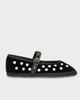 Flabelus Flabelus Mae Silver Studded Mary Janes Shoe in Black, Women's at Urban Outfitters - 1