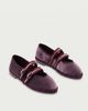 Flabelus Flabelus Mae Strappy Velvet Mary Jane Flat in Purple, Women's at Urban Outfitters - 2