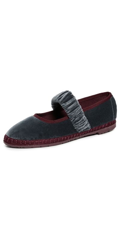 Flabelus Flabelus Mafalda Mary Jane Flats Gray
