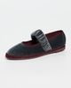 Flabelus Flabelus Mafalda Mary Jane Flats Gray - 2