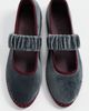 Flabelus Flabelus Mafalda Mary Jane Flats Gray - 5