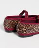 Flabelus Flabelus Pierre Leopard Mary Jane Flats Garnet - 4