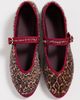 Flabelus Flabelus Pierre Leopard Mary Jane Flats Garnet - 5