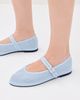 Flabelus Flabelus Pierre Light Denim Mary Jane Falts Light Denim Blue - 3
