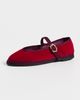 Flabelus Flabelus Pierre Mary Jane Flats Red - 2