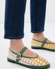 Flabelus Flabelus Pierre Twist Mary Jane Flats Green - 3