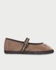 Flabelus Flabelus Pierre Velvet Mary Jane Shoe in Brown, Women's at Urban Outfitters - 1