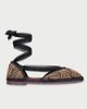 Flabelus Flabelus Raffia Isabella Craft Mary Janes Shoe in Black, Women's at Urban Outfitters - 1
