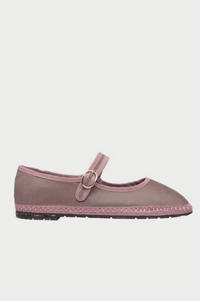 Flabelus Flabelus Silk Mary Jane Flat in Sula, Women's at Urban Outfitters