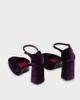 Flabelus Flabelus Velvet Flamenco Platform Heels in Purple, Women's at Urban Outfitters - 3