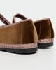 Flabelus Flabelus Velvet Mary Jane Flats Brown - 4