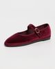 Flabelus Flabelus Velvet Mary Jane Flats Lucrecia - 2