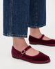 Flabelus Flabelus Velvet Mary Jane Flats Lucrecia - 3