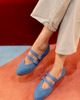 Flabelus Flabelus Women's Claire Denim Mary Janes Shoe in Sky, Women's at Urban Outfitters - 2