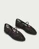 Flabelus Flabelus Women's Glitter Mesh Celie Mary Janes Shoe in Black, Women's at Urban Outfitters - 2