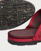 Flabelus Flabelus Women's Mesh Bow Cinna Mary Janes Shoe in Maroon, Women's at Urban Outfitters - 3