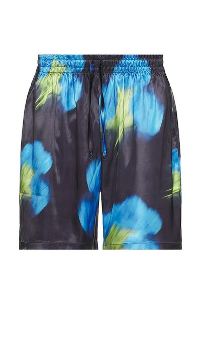 FLANEUR FLANEUR Blurred Flower Shorts