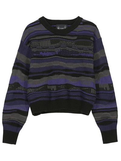 FLARE UP 4Mix Knit Sweater (FL - 147_Purple)