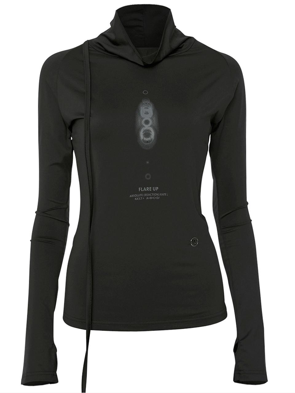 FLARE UP Turtleneck Long Sleeve (FL - 142_Black)