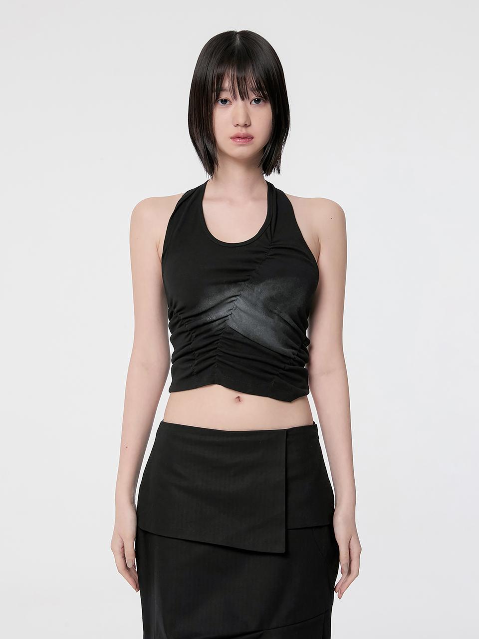 FLARE UP Vanish Halterneck Top_Black