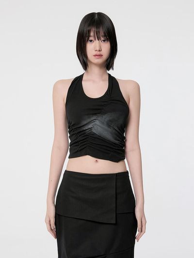 FLARE UP Vanish Halterneck Top_Black