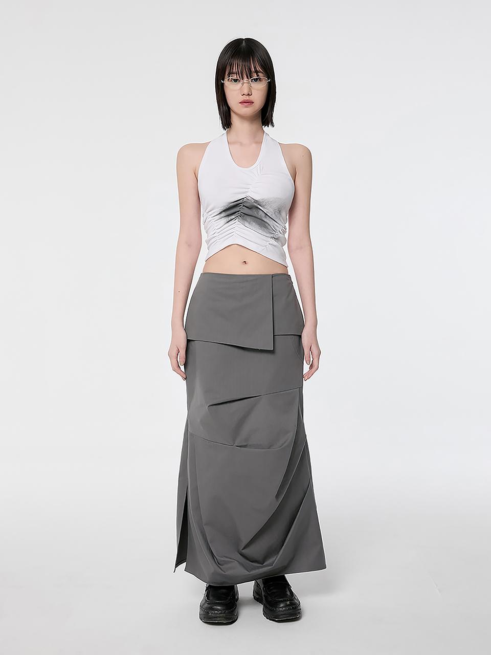 FLARE UP Vanish Halterneck Top_White