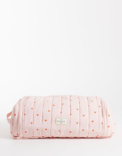 Flat Lay Company Flat Lay London Hair Tool Case - The Loaf in Sweet Pink Hearts