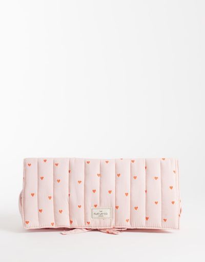 Flat Lay Company Flat Lay London Hair Tool Travel Case - The bag in Sweet Pink Hearts