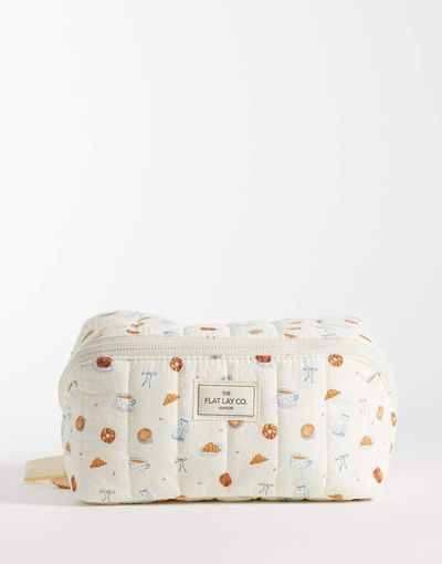 Flat Lay Company Flat Lay London Marshmallow Flat Lay Makeup Box Bag - Patisserie-Neutral