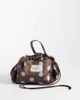 Flat Lay Company Flat Lay London x ASOS Exclusive - Drawstring Makeup Bag in Brown + Blue Spots - 1