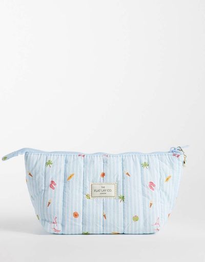 Flat Lay Company The Flat Lay Co. Essential Makeup Pouch - Playa-Blue