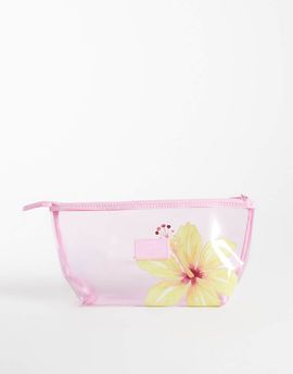 Flat Lay Company The Flat Lay Co. Essential Makeup Pouch - Yellow Hibiscus