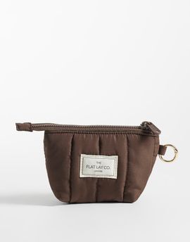 Flat Lay Company The Flat Lay Co. Flat Lay Mini Keyring Pouch - Espresso-Brown